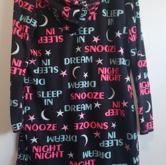 SECRET TREASURES SLEEP SHIRT Hoodie GOOD NIGHT, Sleep In, Dream, S/M CH/M (6-10 - Picture 12 of 12